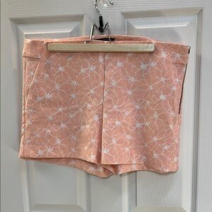 Banana Republic, women’s, size 14, Floral Peach Women's Shorts